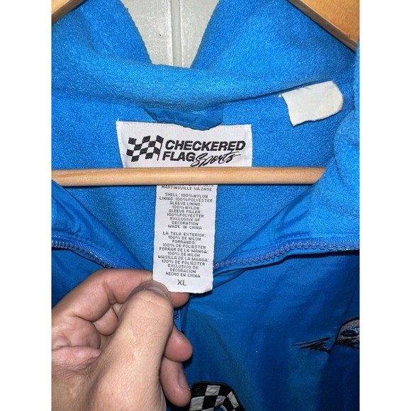 NASCAR Mark Martin #6 Salute To You Full Zip Jacket Blue Black - Picture 4 of 6